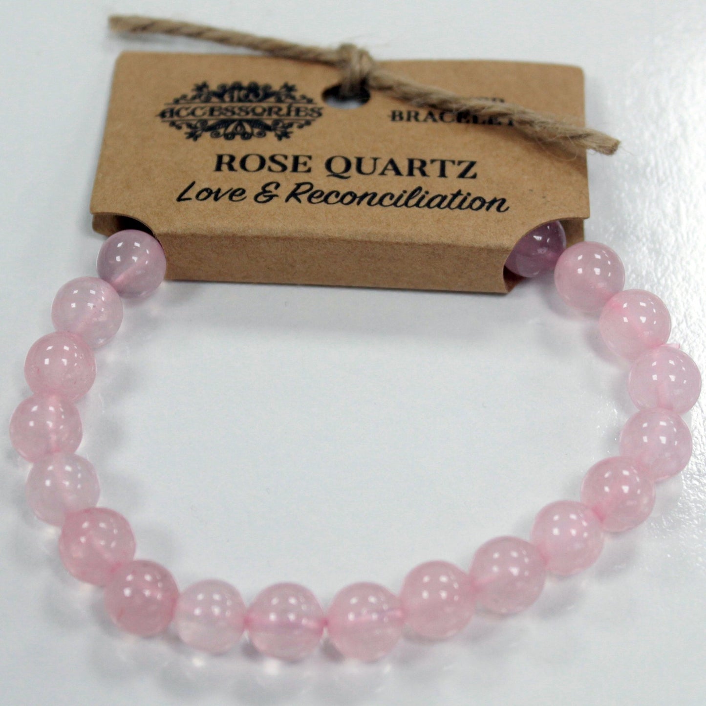 Pulseira de Energia - Quartzo Rosa - Loja Mística