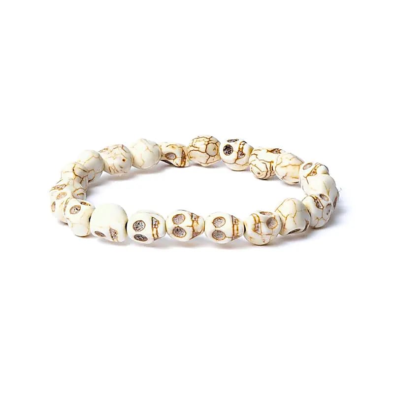 Pulseira de Osso - 21 Caveiras - Loja Mística