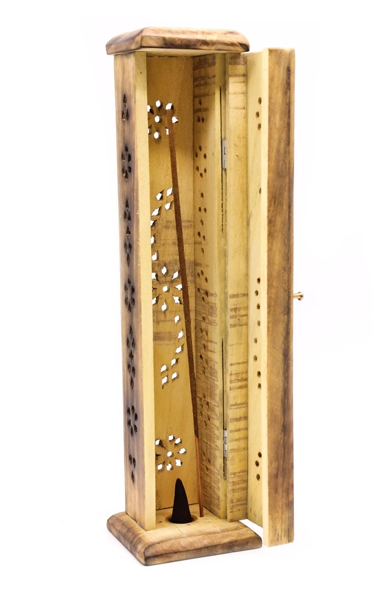 Porta Incenso Natural Torre - Loja Mística