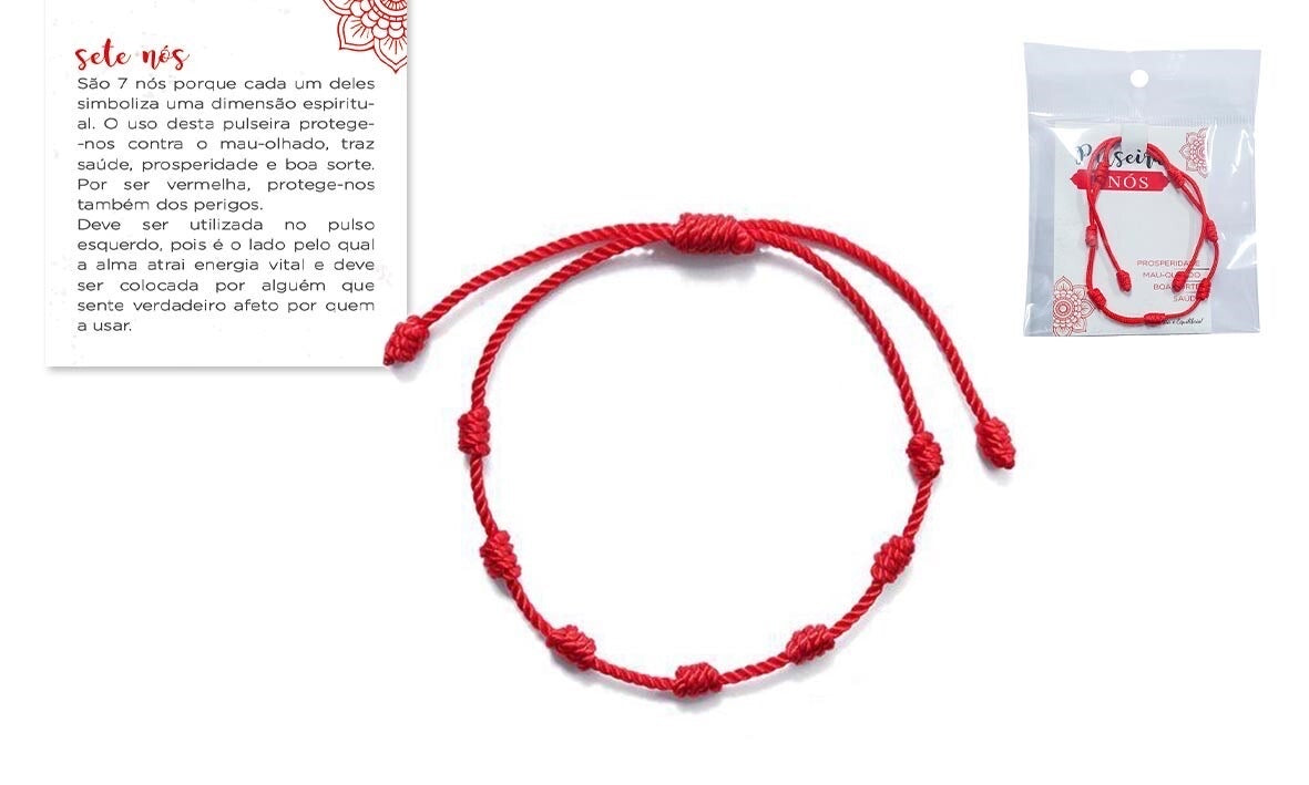 Pulseira 7 Nós - Loja Mística