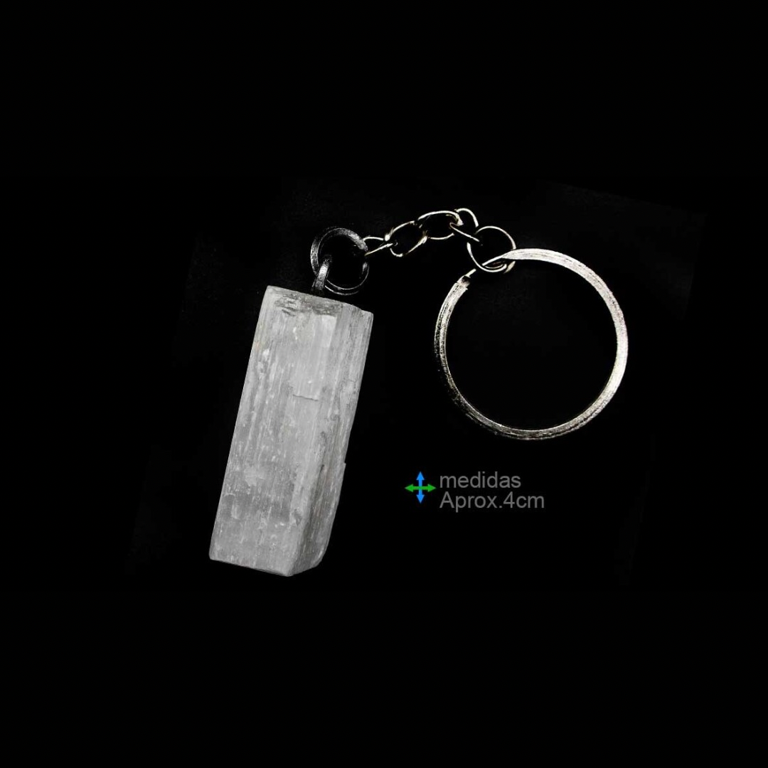Porta-Chaves Selenite - Loja Mística