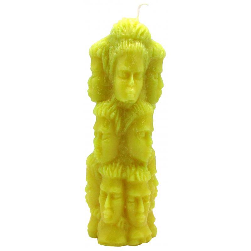 Vela Mil Caras Amarelo - Boatos - Loja Mística