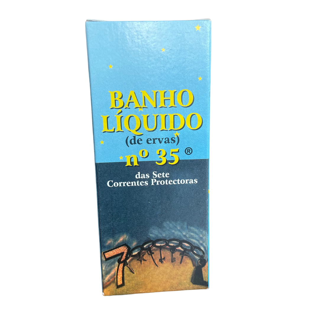 Banho 35 - Sete Correntes Protetoras - Loja Mística