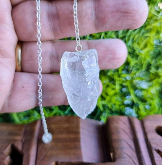 Pêndulo de Quartzo em Bruto - Loja Mística