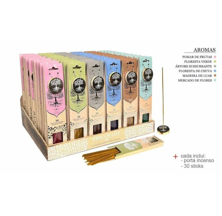 Incenso Tree of Life - 6 aromas - Loja Mística