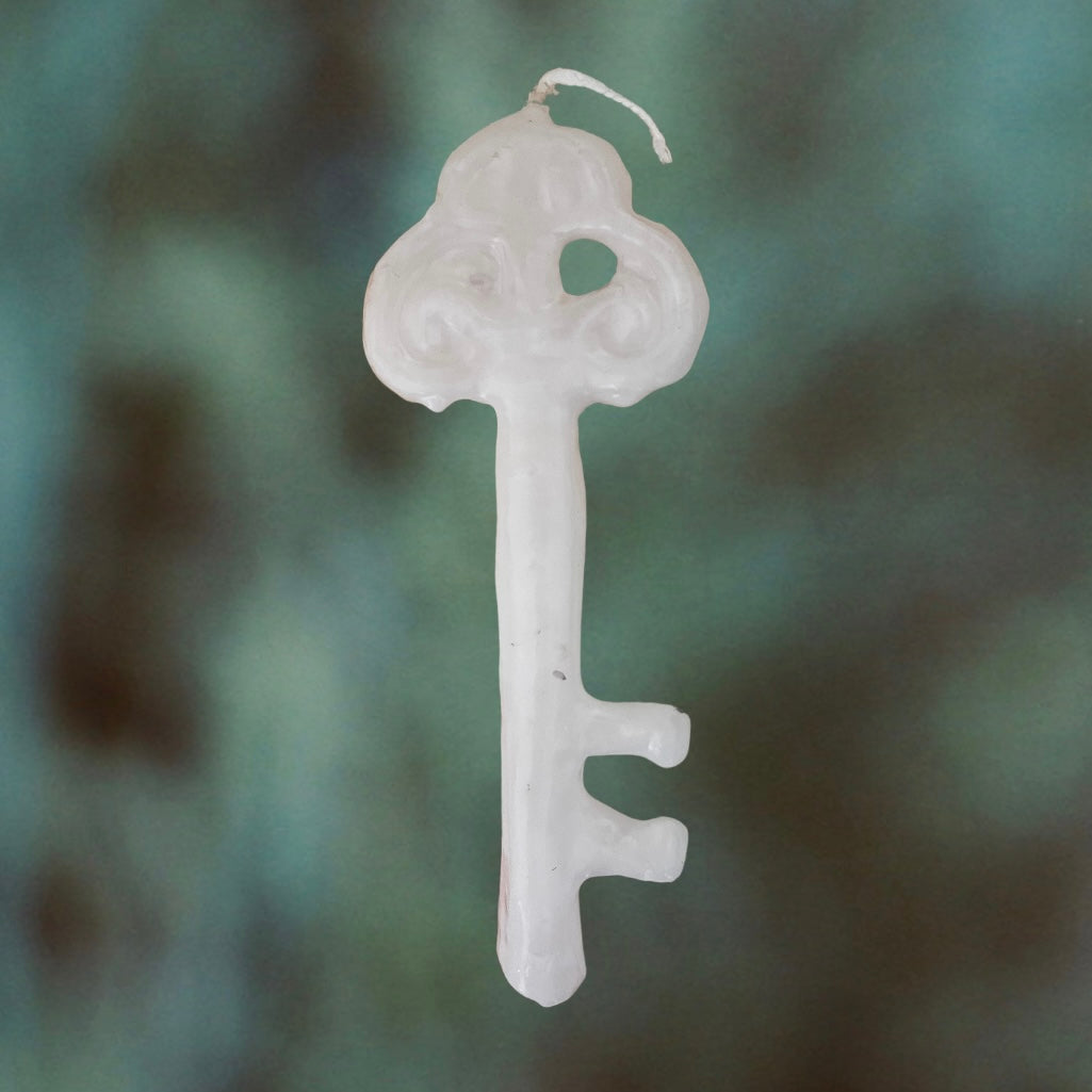 Vela Chave Branca - Loja Mística