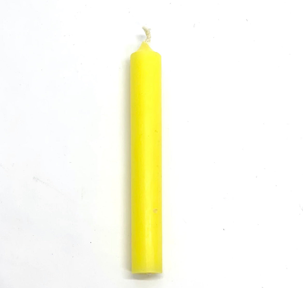 Vela Amarela 20cm - Loja Mística