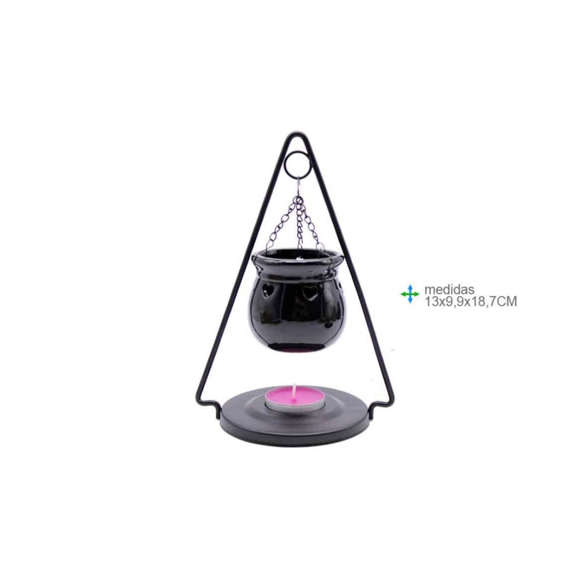 Queimador Cerâmica Caldeirão - Loja Mística