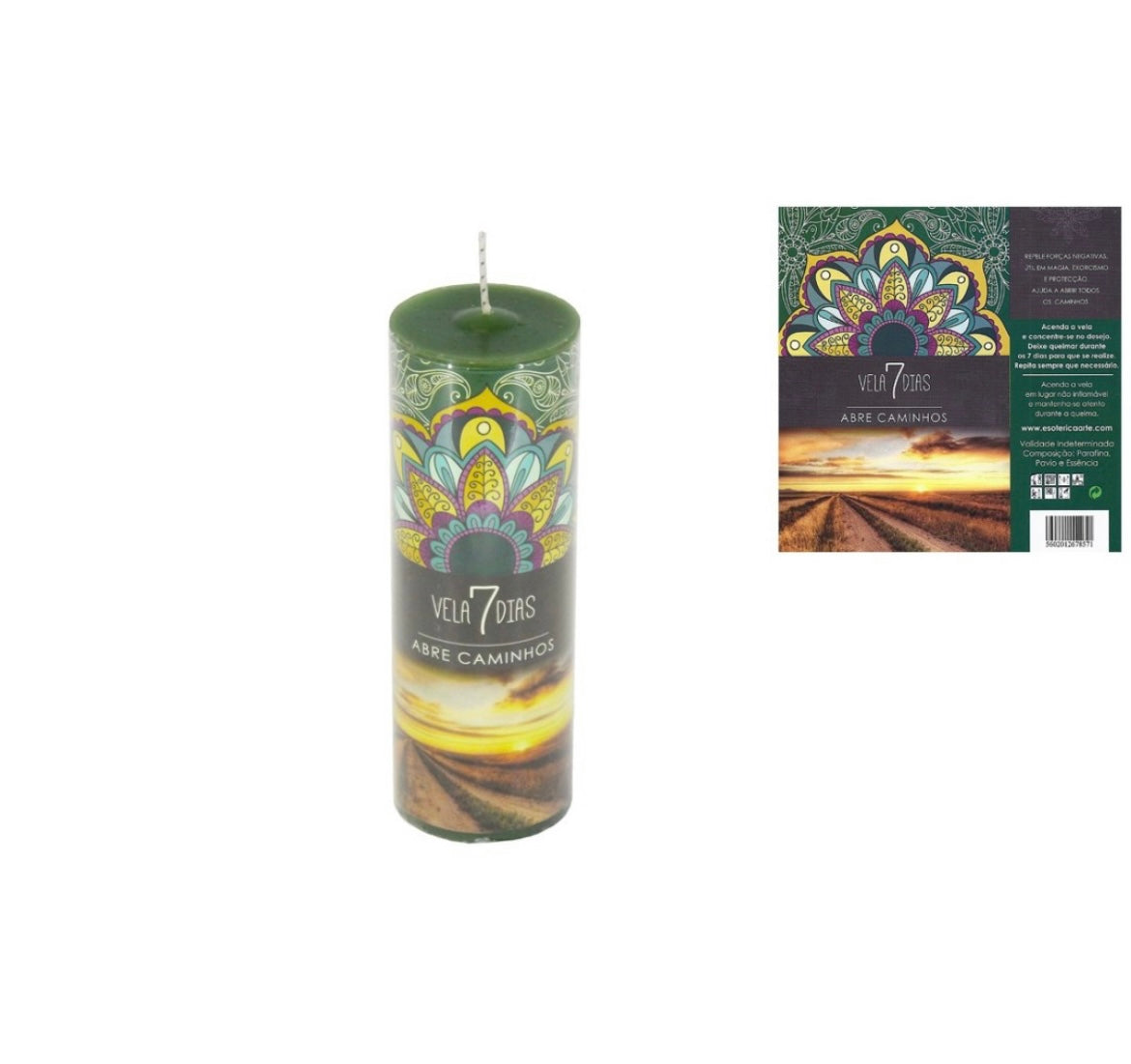 Vela 7 Dias - Abre Caminhos - Loja Mística