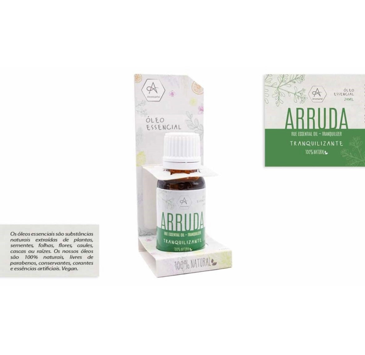 Óleo Essencial Arruda - Loja Mística