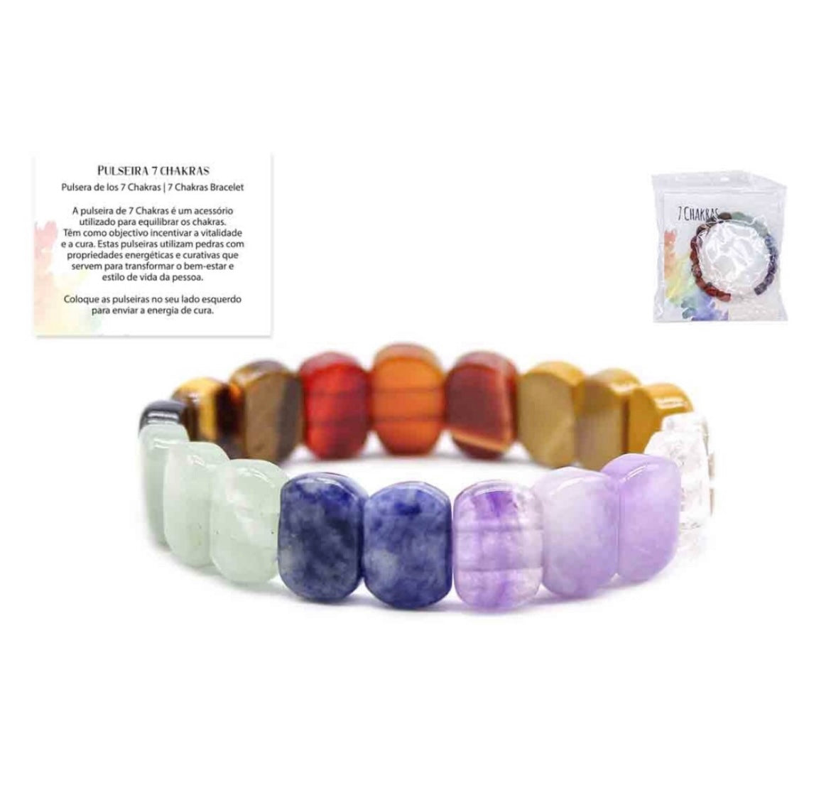 Pulseira 7 Chakras - Loja Mística