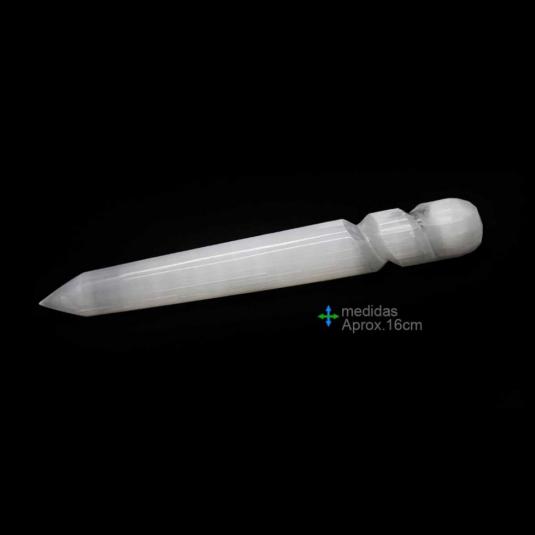 Bastão Selenite 16cm - Loja Mística