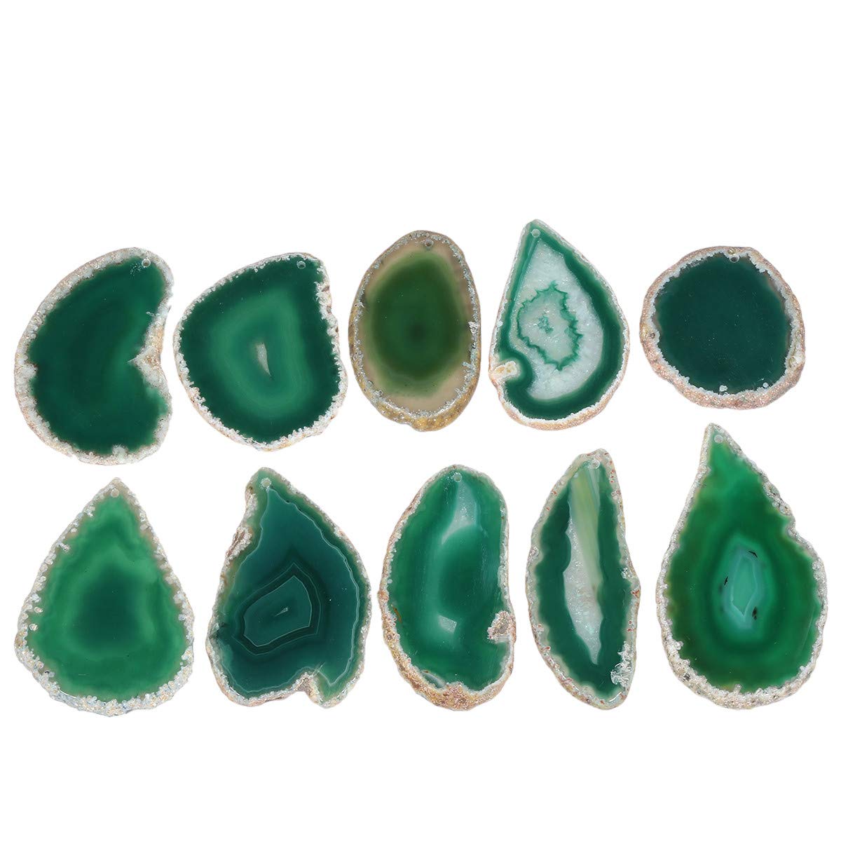 Chapa Ágata Verde 7cm - Loja Mística