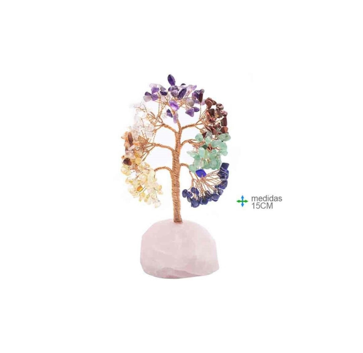 Árvore da Vida Mix Cristais - 15cm - Loja Mística