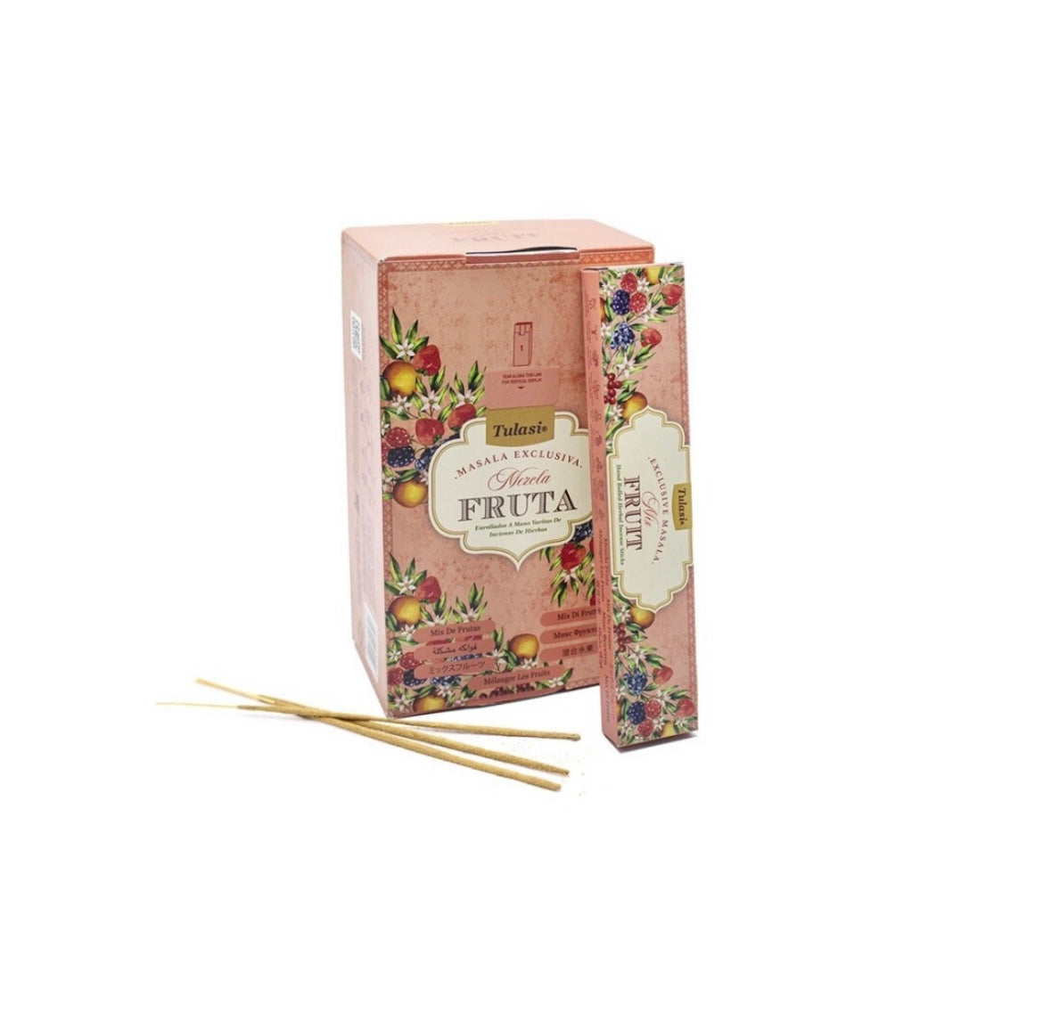 Incenso Tulasi Mix Fruta - Loja Mística