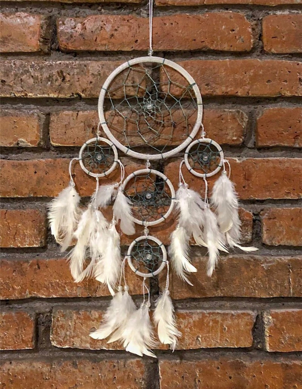 Caça Sonhos 5 Círculos 12cm - Loja Mística