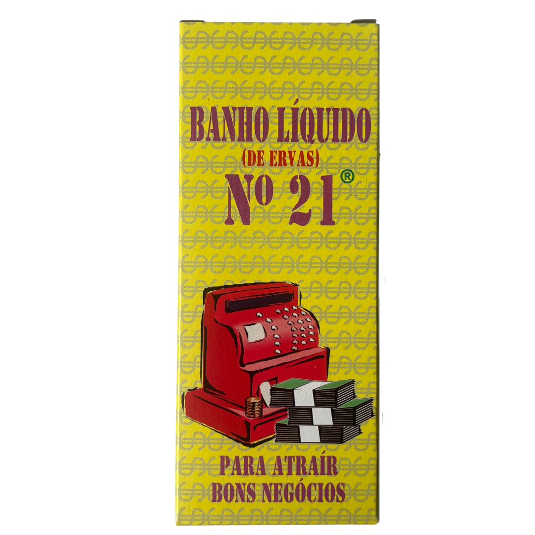 Banho 21 - Para Atrair Bons Negócios - Loja Mística