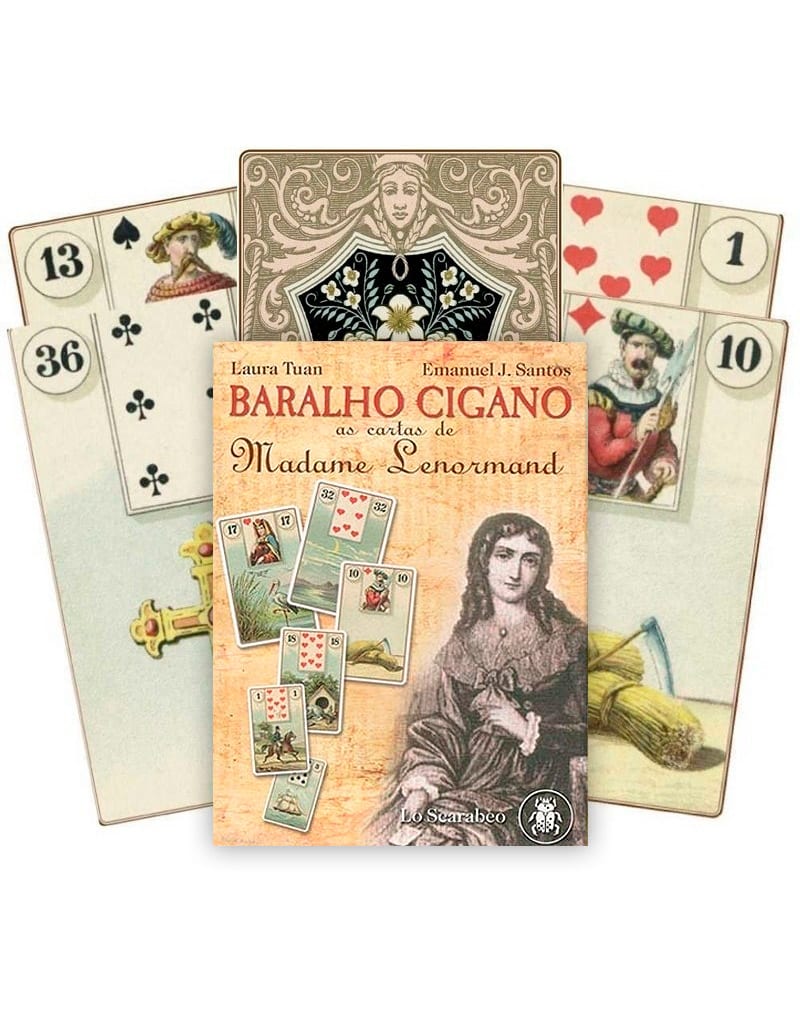 Baralho Cigano Premium - Golden Lenormand - Loja Mística