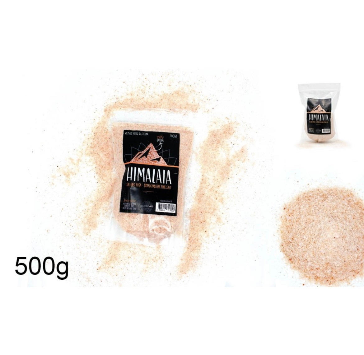 Sal Fino dos Himalaias 500gr - Loja Mística