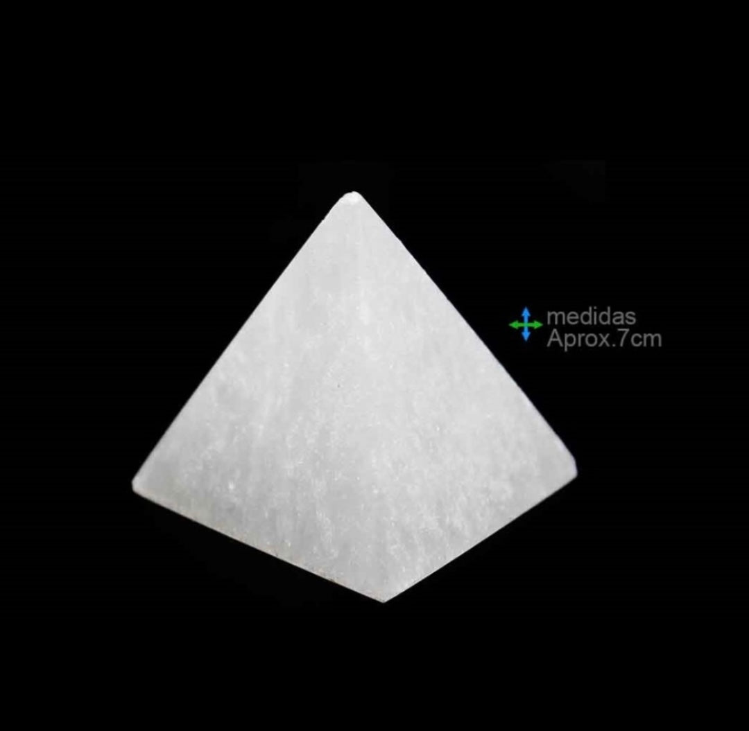 Pirâmide Selenite 7cm - Loja Mística