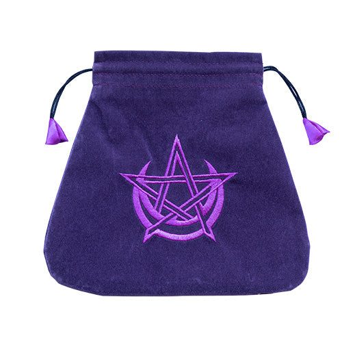 Bolsa Veludo para Tarot - Pentagrama - Loja Mística