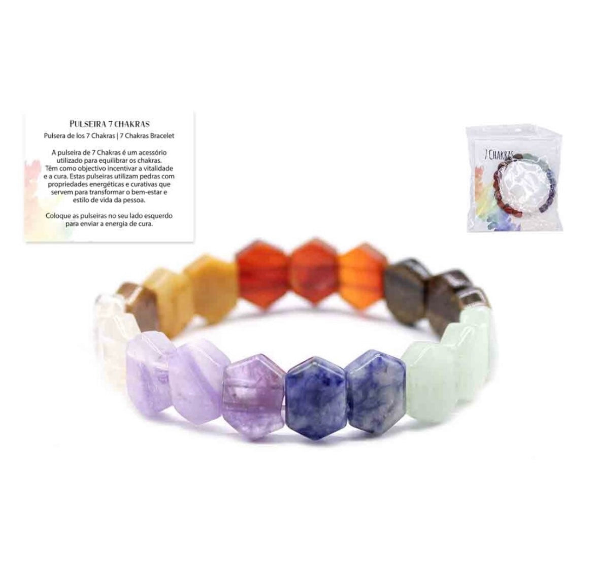 Pulseira 7 Chakras - Loja Mística