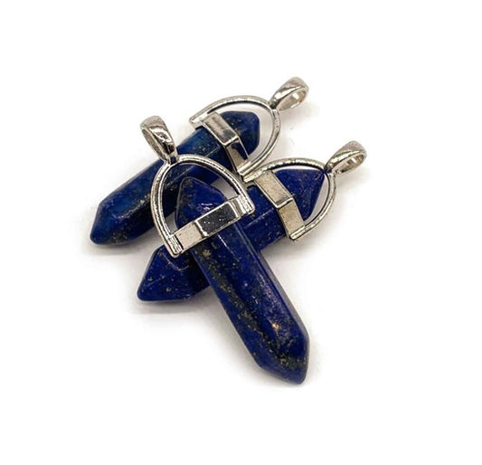 Pendente Lápis Lazuli 3x0,8cm - Loja Mística