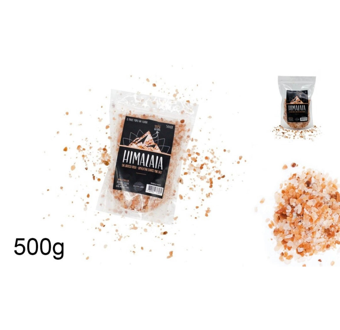 Sal Grosso Himalaias 500gr - Loja Mística