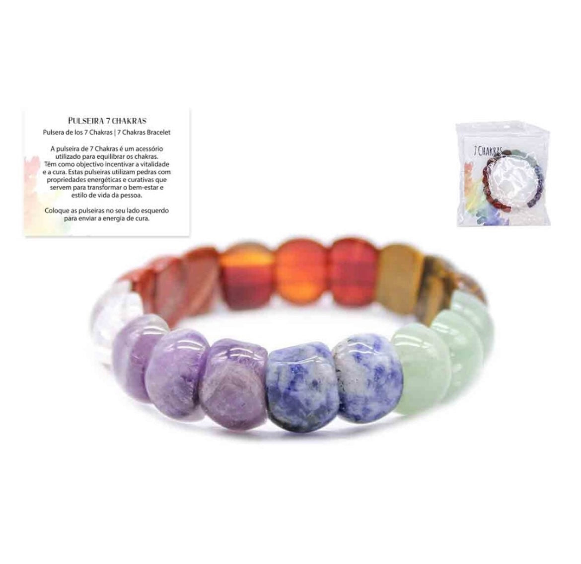 Pulseira 7 Chakras - Loja Mística